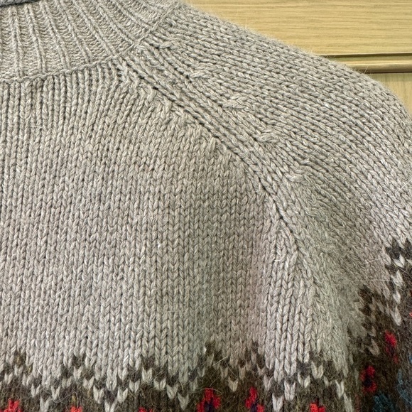 Vintage Evan Picone Angora Blend Zipper Cardigan / Jacket Sweater / xlarge - Picture 3 of 11